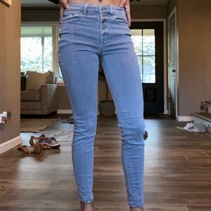 american eagle grey jeggings